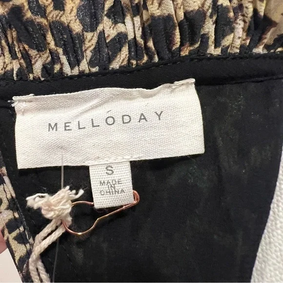 Melloday | Size Small | Antheia Dress |  Leopard Print Open Back | NWT - Picture 13 of 15